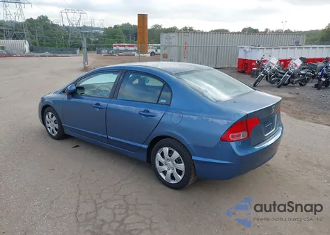 2008 Honda Civic Lx из США, поврежденный, VIN 2HGFA16538H522372